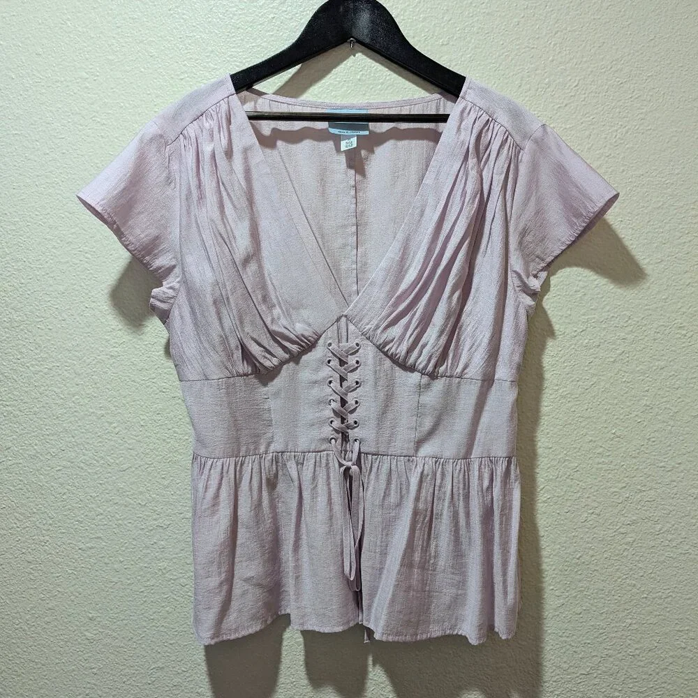 Future Collective Lavender Corset Top Size M - Picture 4 of 7
